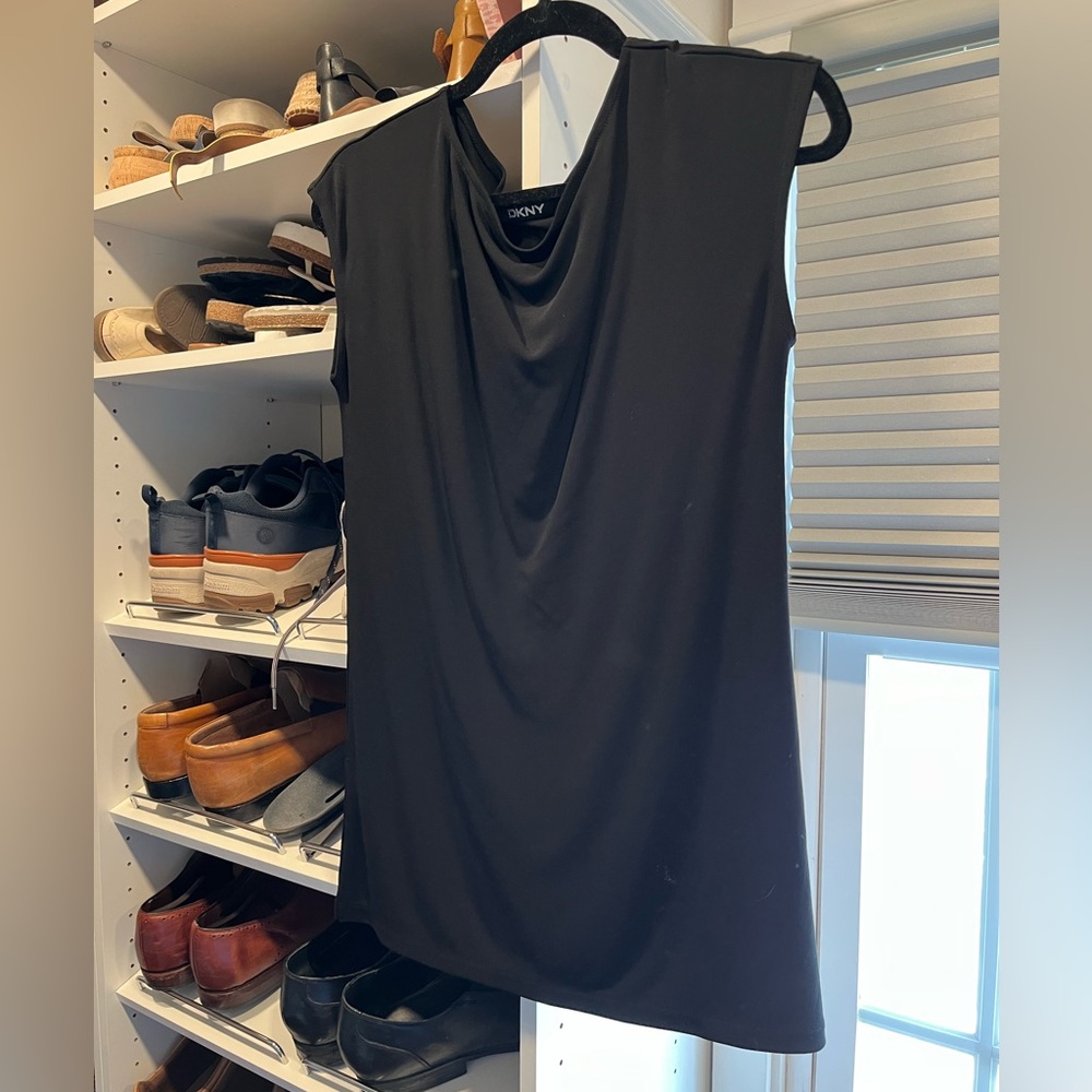 DKNY Black Sleeveless Top